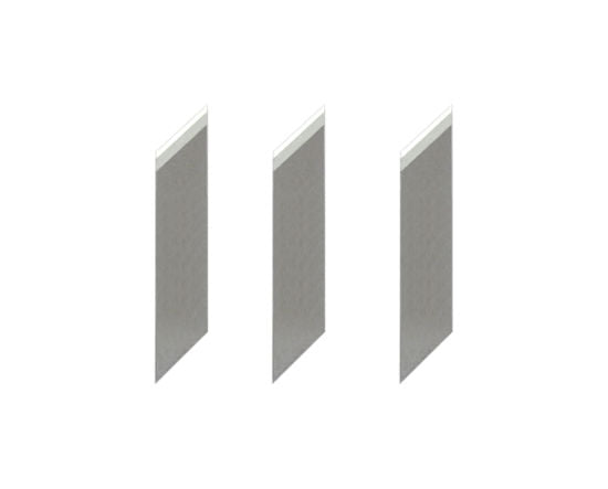 Cuchilla de carburo Mimaki con ángulo de corte de 45° para materiales duros (3 piezas) - SPB-0046 (Genérico)