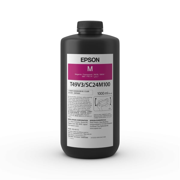 Botella de tinta magenta Epson UltraChrome T49 de 1 l para SureColor V7000 - T49V310