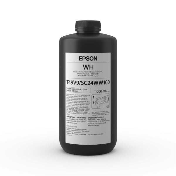 Botella de tinta blanca Epson UltraChrome T49 de 1 l para SureColor V7000 - T49V910