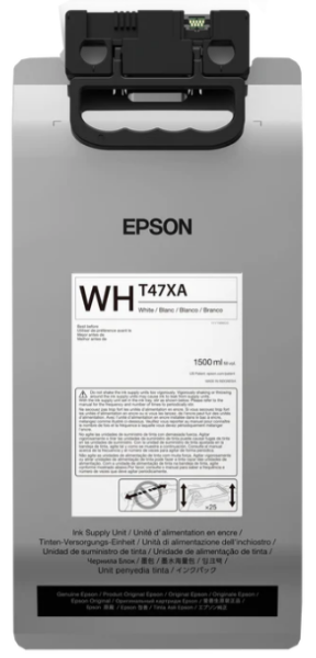 Tinta blanca Epson UltraChrome T47 (bolsa de 1,5 l) para SureColor F3070 - T47XA2N
