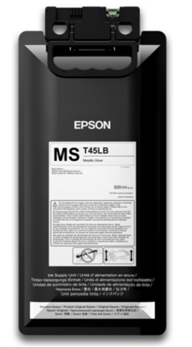 Epson UltraChrome GS3 Plata Metálico 500 ml para Surecolor S80600L - T45LB20