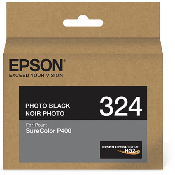 Cartucho de tinta Epson 324 negro fotográfico de 14 ml para SureColor P400 - T324120