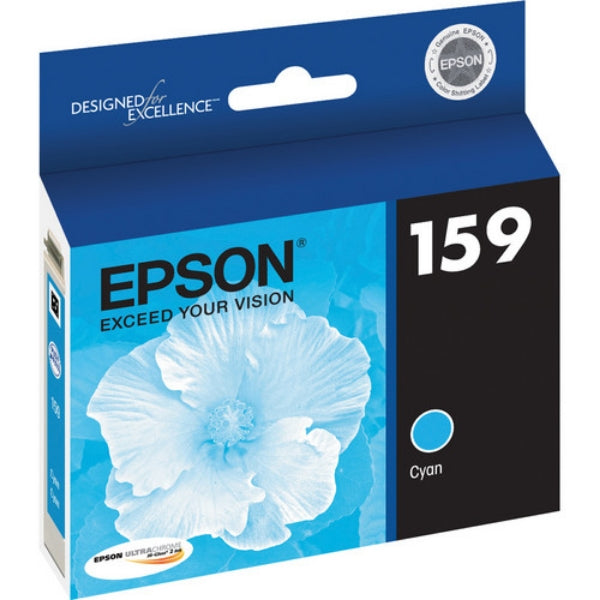 Cartucho de tinta Epson 159 UltraChrome Hi-Gloss 2 cian para Stylus R2000 - T159220