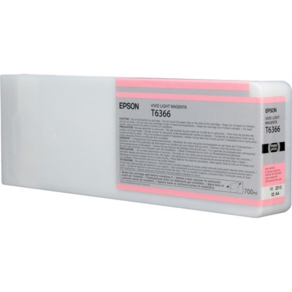 Tinta Epson UltraChrome HDR Magenta Claro Vivo 700 ml para Stylus Pro 7900, 7890, WT7900, 7900CTP, 9890, 9900 - T636600