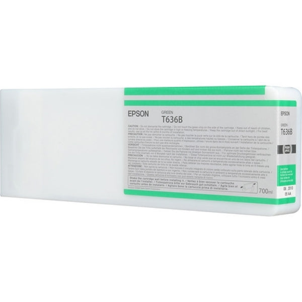 Tinta Epson UltraChrome HDR verde de 700 ml para Stylus Pro 7900, 9900, WT7900, 7900CTP - T636B00