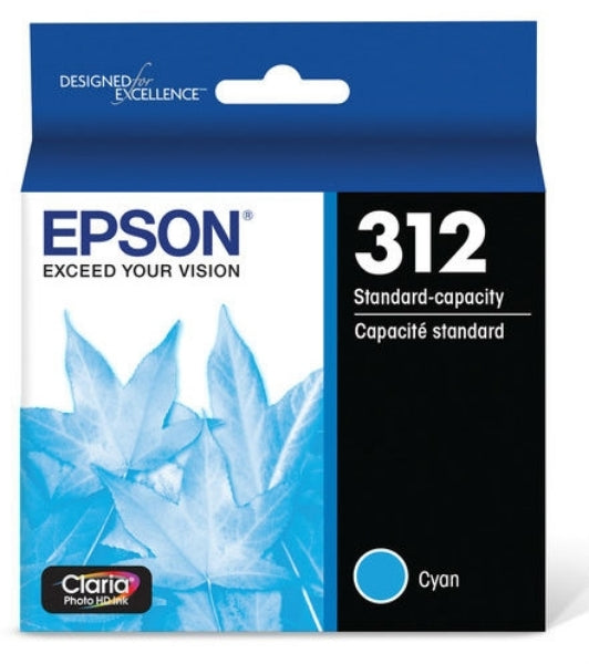 Tinta Epson 312 Claria Photo HD Cian para XP-15000, XP-8500, XP-8600, XP-8700 - T312220S