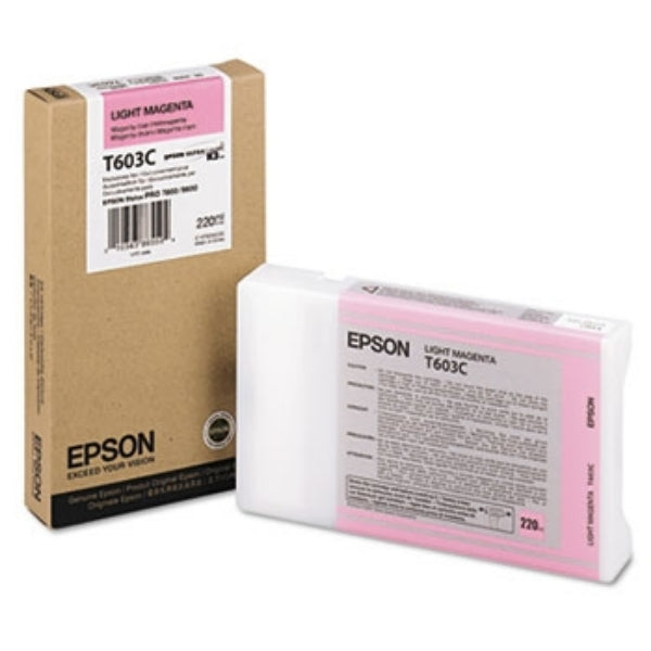 Tinta Epson UltraChrome K3 Magenta Claro 220 ml para Stylus Pro 7800, 9800 - T603C00
