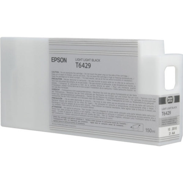 Tinta Epson UltraChrome HDR negra clara (150 ml) para Stylus Pro 7890, 7900, 9890, 9900 - T642900