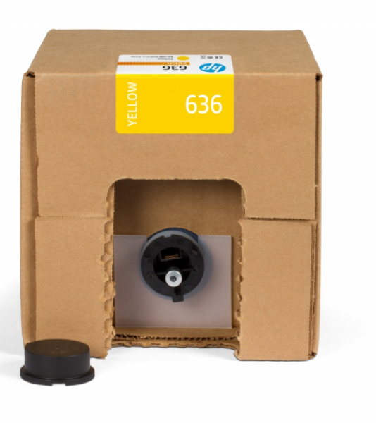 Tinta de sublimación de tinta amarilla HP 636 de 3 litros para Stitch S500 - 2LL60A