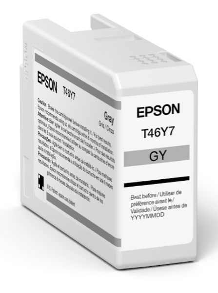 Tinta gris Epson UltraChrome PRO10 de 50 ml para SureColor P900 - T46Y700