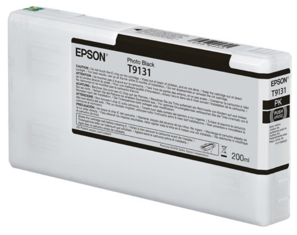 Cartucho de tinta Epson Ultrachrome HD Photo Black de 200 ml para impresoras SureColor P5000 - T913100