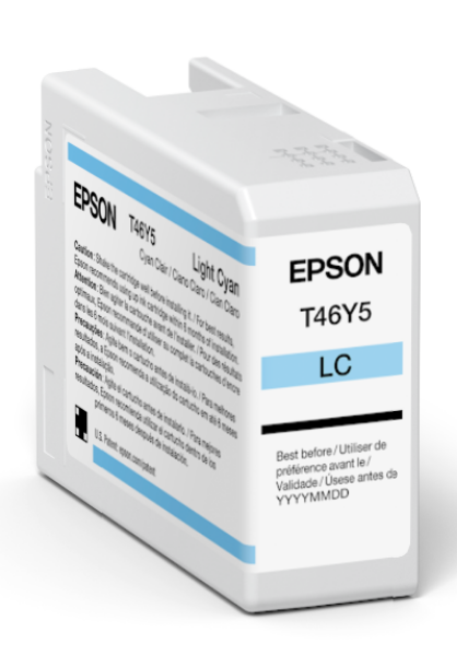 Tinta Epson UltraChrome PRO10 cian claro de 50 ml para SureColor P900 - T46Y500