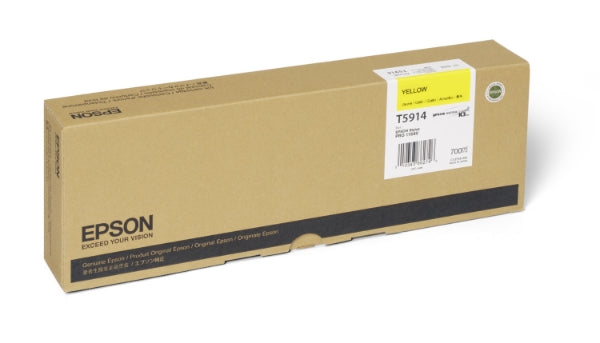 Tinta amarilla Epson UltraChrome K3 de 700 ml para Stylus Pro 11880 - T591400