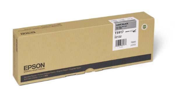 Tinta Epson UltraChrome K3 Negro Claro 700 ml para Stylus Pro 11880 - T591700