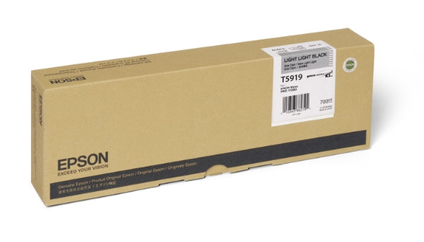 Tinta Epson UltraChrome K3 Negro Claro 700 ml para Stylus Pro 11880 - T591900