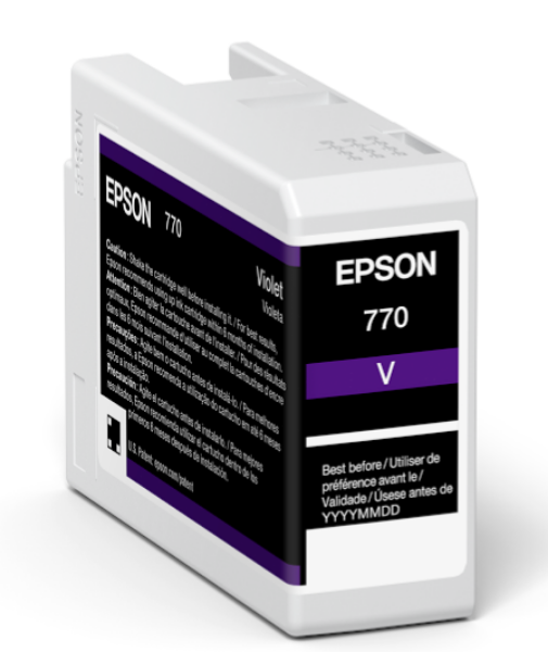 Tinta violeta Epson UltraChrome PRO10 de 25 ml para SureColor P700 - T770020