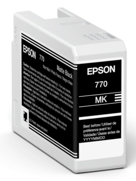 Tinta negra mate Epson UltraChrome PRO10 de 25 ml para SureColor P700 - T770820