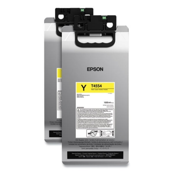 Tinta amarilla de alto rendimiento Epson (T45S) UltraChrome RS de 1,5 l (paquete de 2) para SureColor R5070L - T45S420
