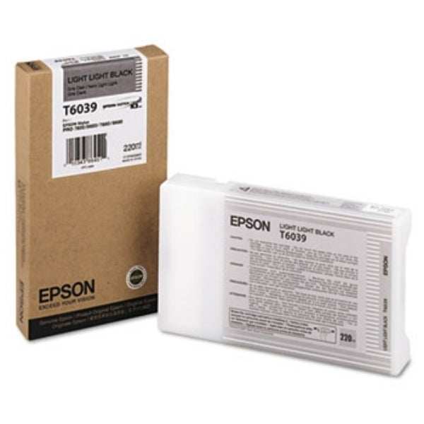 Tinta Epson UltraChrome K3 negra clara (220 ml) para Stylus Pro 7800, 7880, 9800, 9880 - T603900