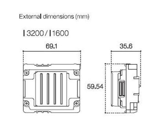 Cabezal de impresión UV Epson I1600-U1