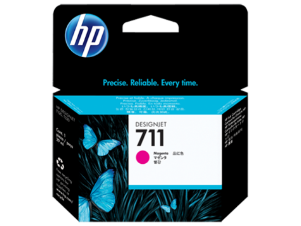 Cartucho de tinta magenta DesignJet HP 711 de 29 ml para DesignJet T120, T130 y T520 - CZ131A