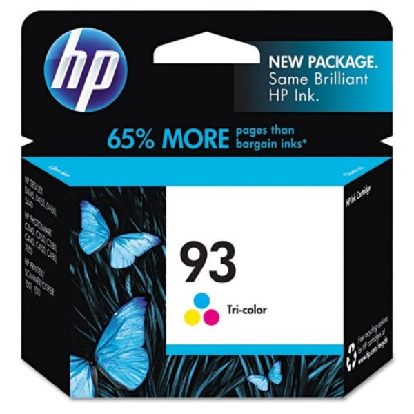 Cartucho de tinta de inyección de tinta tricolor HP 93 - C9361WN