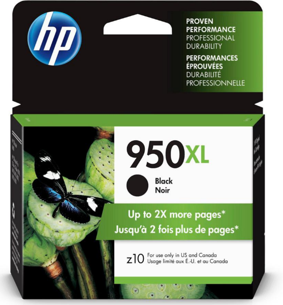 Cartucho de tinta original HP 950XL de alto rendimiento, negro - CN045AN