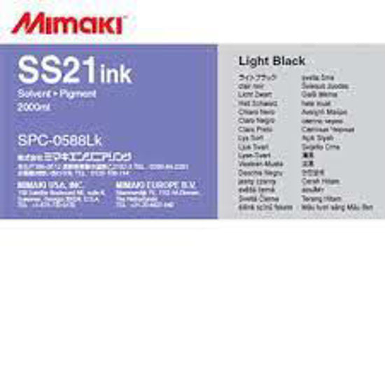 Tinta negra SS21 Lite (paquete de 2000 ml) para Mimaki JV5/JV33/JV300/JV330/CJV150/CJV300/CJV330/CJV30 - SPC-0588LK