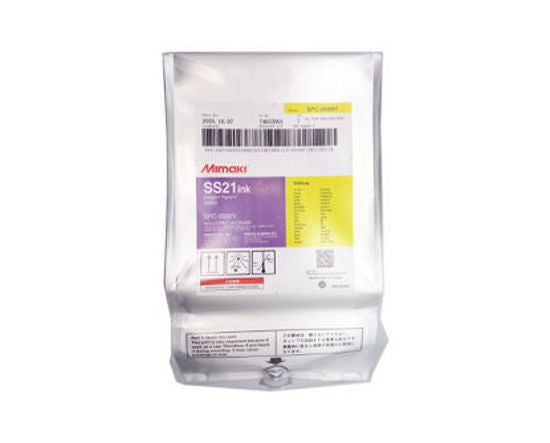 Tinta amarilla SS21 (paquete de 2000 ml) para las series Mimaki CJV150, CJV300, JV150, JV300, JV33, JV5 y JV34 - SPC-0588Y
