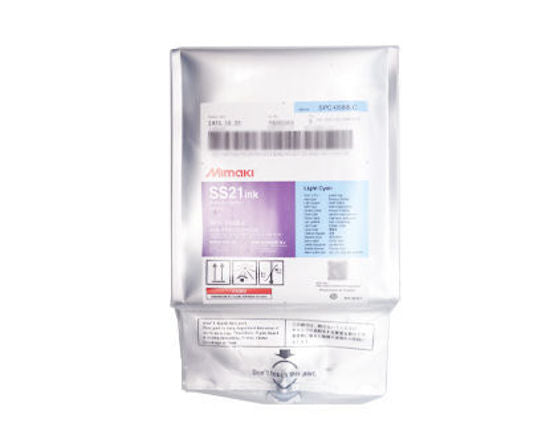 Tinta cian Lite SS21 (paquete de 2000 ml) para Mimaki JV5/JV33/JV300/JV330/CJV150/CJV300/CJV330/CJV30 - SPC-0588LC