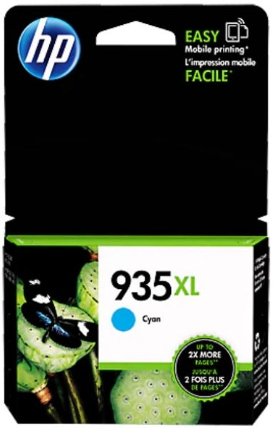 Cartucho de tinta original cian de alto rendimiento HP 935XL para HP OfficeJet Pro 6230 y 6830 - C2P24AN