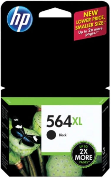 Cartucho de tinta original HP 564XL de alto rendimiento, negro - CN684WN