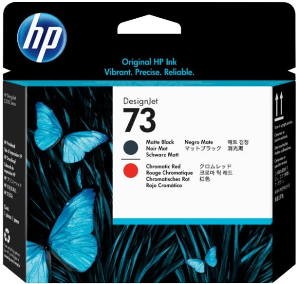 Cabezal de impresión HP 73 negro mate y rojo cromático para HP DesignJet serie Z3200 - CD949A