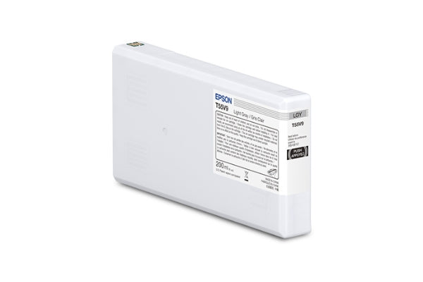 Cartucho de tinta Epson T55V UltraChrome PRO10 gris claro de 200 ml para SureColor P5370 - T55V900