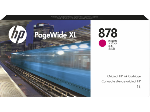 Cartucho de tinta HP 878 Magenta PageWide XL (1 L) - 312Z3A