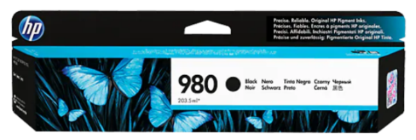 Cartucho de tinta original HP 980 negro - D8J10A