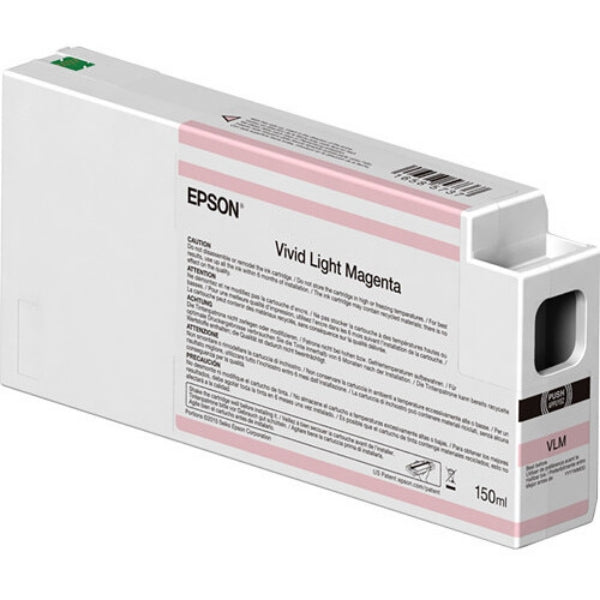Cartucho de tinta EPSON UltraChrome HD de 150 ml color magenta claro intenso para SureColor P6000, P7000, P8000 y P9000 - T54V600