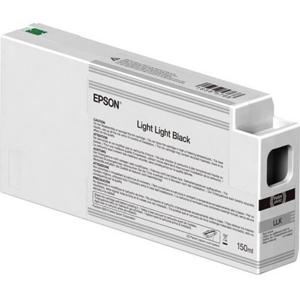 Tinta EPSON UltraChrome HD de 150 ml, color negro claro, para SureColor P6000, P7000, P8000 y P9000 - T54V900