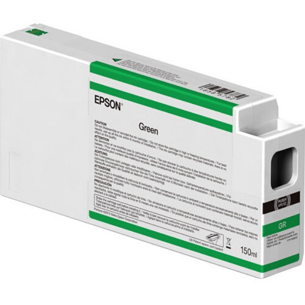 Cartucho de tinta verde EPSON UltraChrome HDX de 150 ml para SureColor P7000 y P9000 - T54VB00