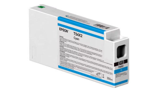 Cartucho de tinta cian EPSON UltraChrome HD de 350 ml para SureColor P6000, P7000, P8000 y P9000 - T54X200