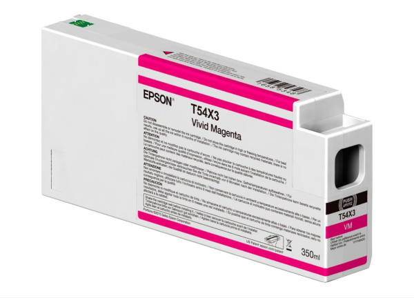 Tinta EPSON UltraChrome HD de 350 ml color magenta intenso para SureColor P6000, P7000, P8000 y P9000 - T54X300