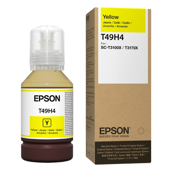 Botella de tinta amarilla Epson T49H de 140 ml para SureColor T3170x - T49H400