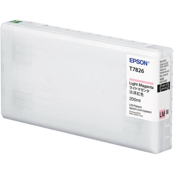 Tinta Epson T782 UltraChrome D6-S Magenta Claro 200 ml para D700 - T782600