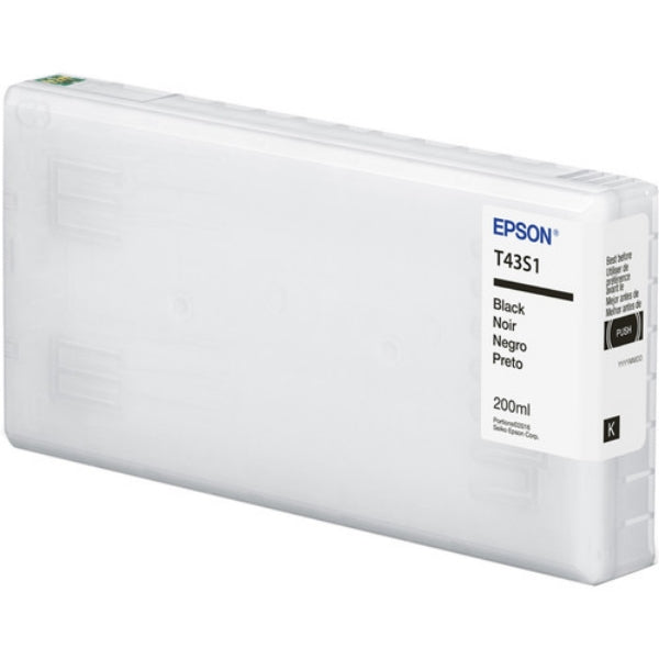 Cartucho de tinta negra Epson T43S UltraChrome D6r-S de 200 ml para SureLab D870 - T43S120