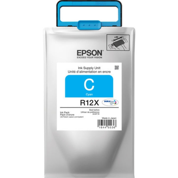 Paquete de tinta cian de alta capacidad Epson DURABrite Ultra R12X - TR12X220
