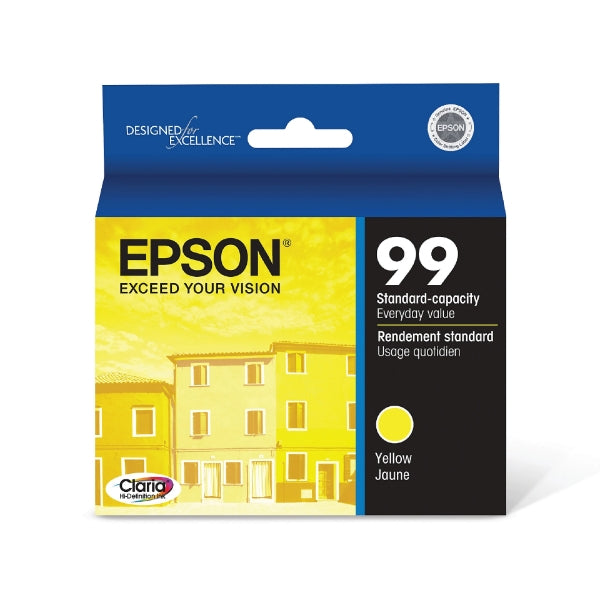 Tinta amarilla Epson 99 Claria para impresoras Artisan 700, 710, 725, 730, 800, 810, 835 y 837 - T099420