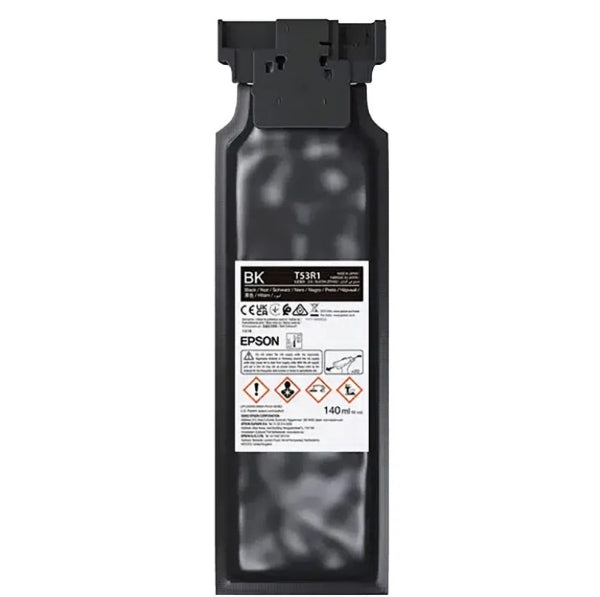 Paquete de tinta negra Epson UltraChrome UV de 140 ml para SureColor V1070 - T53R120