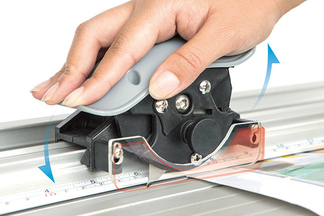 Cortadora manual de papel de gran formato CALCA de 63 pulgadas con soporte