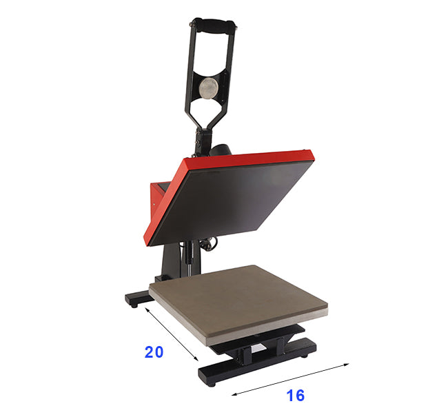 Prensa térmica de alta presión y apertura automática Qomolangma de 16 x 20 pulgadas