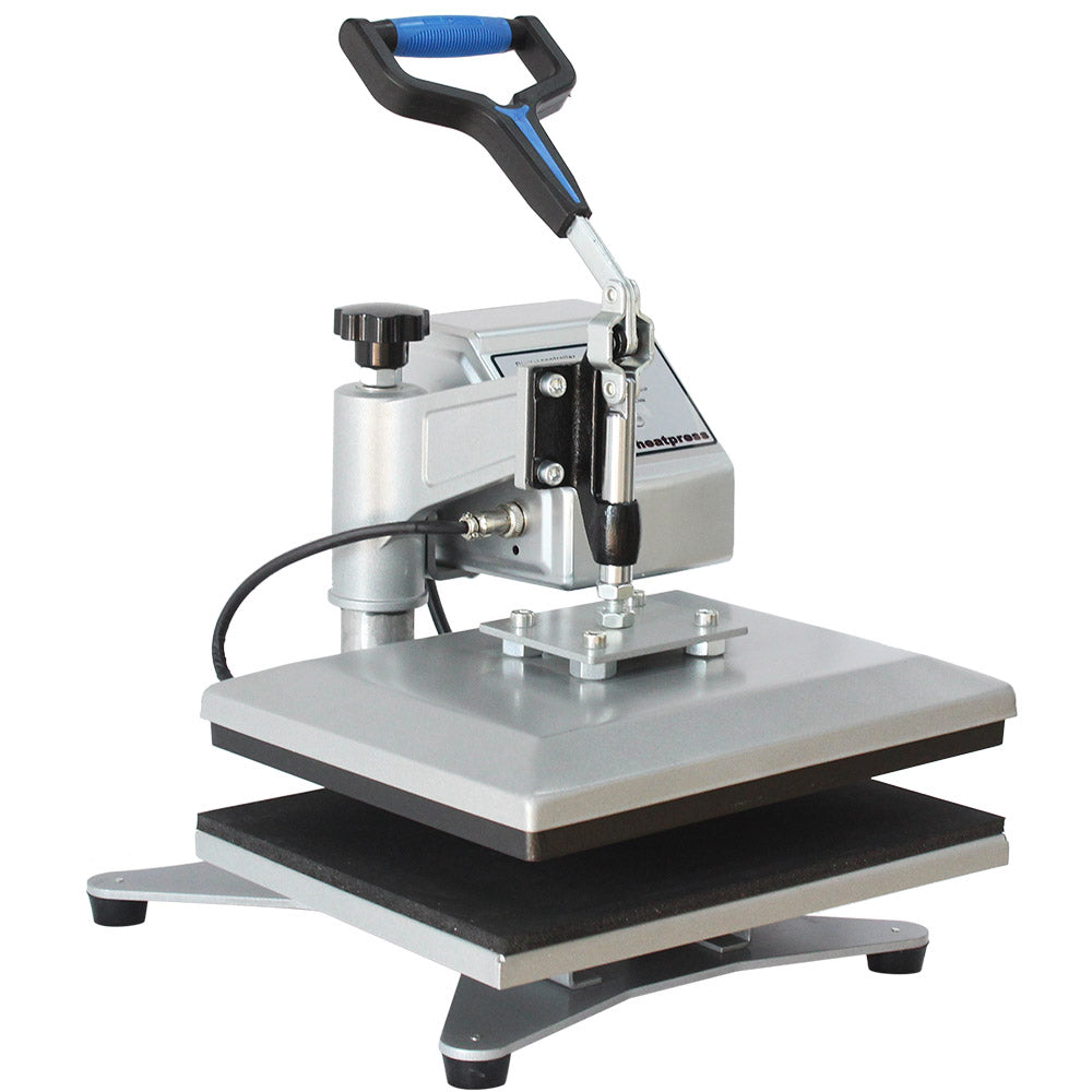 Prensa térmica manual abatible de 9" x 12", versión horizontal